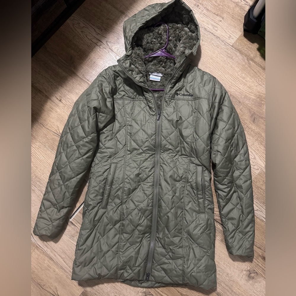 Columbia Forest Green Fleece Jacket